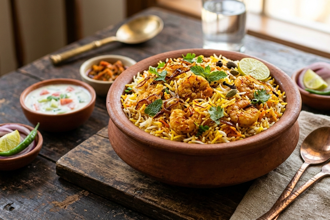 Shrimp Biryani