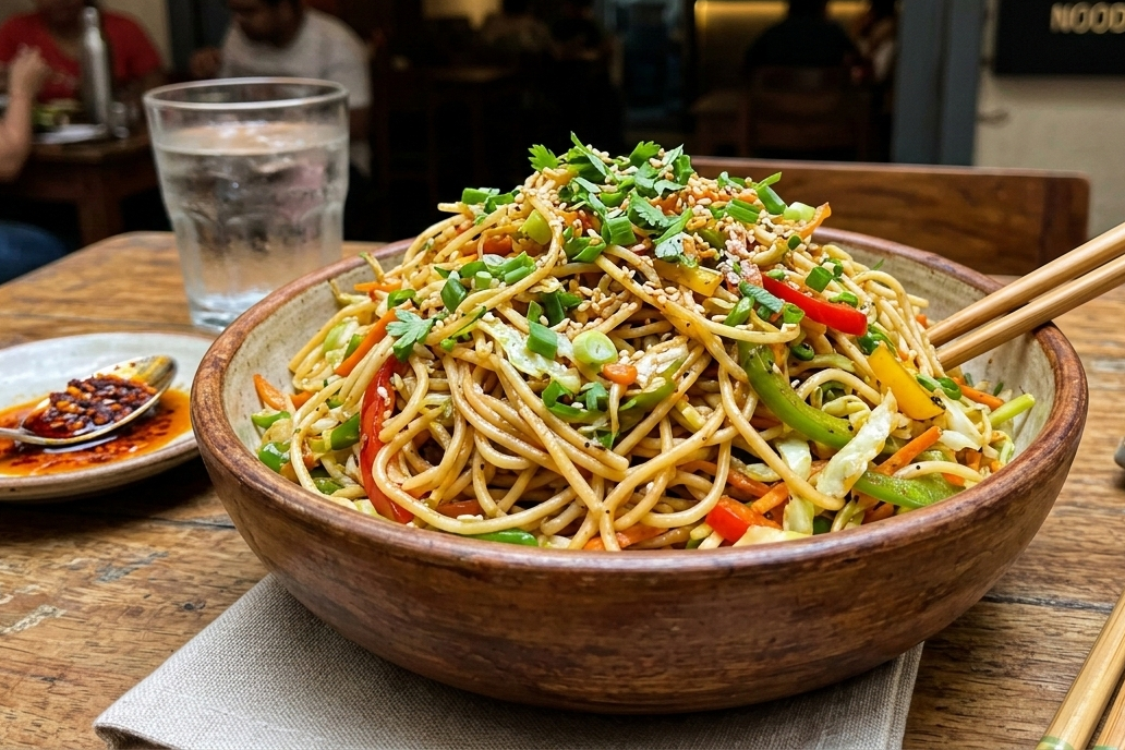 Veg Hakka Noodles